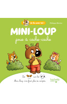 Mini-loup joue a cache cache