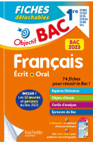 Francais fiches detachables 1er techno bac 2023