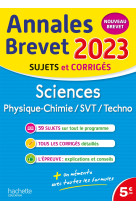 Sciences brevet annales 2023