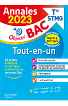 Objectif bac stmg tout-en-un annales 2023