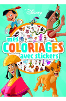 Disney - mes coloriages avec stickers - les vieux classiques disney