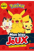 Pokemon - mon bloc de jeux