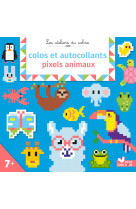 Colos et autocollants pixels animaux