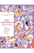 250 autocollants - jolies sirenes