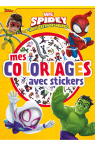 Spidey et ses amis extraordinaires - mes coloriages avec stickers