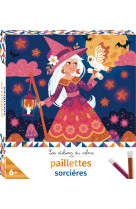 Paillettes sorcieres - mini boite avec accessoires