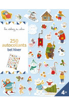 250 autocollants - bel hiver