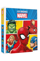 Marvel - les origines des super heros - spider-man, hulk, iron-man, captain marvel, captain america