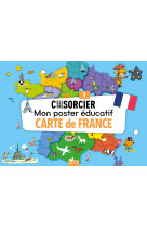 Carte de france mon poster educatif c'est pas sorcier