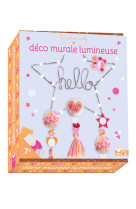 Decoration murale lumineuse - coffret avec accessoires