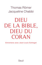 Dieu de la bible, dieu du coran.