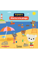 Pompy - alerte a la plage panneau eveil etagere j