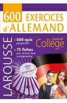 600 exercices d'allemand (niveau college)