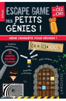 Escape game des petits genies ce2-cm1