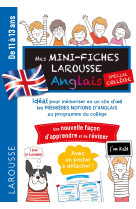 Mini fiches anglais special college