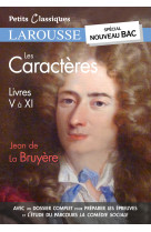 Les caracteres livres v a xi bac 2022