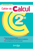 Mathematiques 2de - cahier de calcul eleve 2020