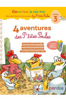 4 aventures des p'tites poules cp niveau 3