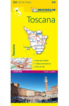 Carte locale 358 toscana / toscane