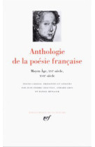 Anthologie de la poesie francaise t1