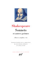 Oeuvres completes - viii - sonnets et autre s poemes