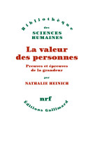 La valeur des personnes