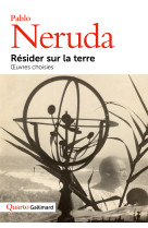 Resider sur la terre - oeuvres choisies