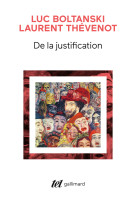 De la justification - les economies de la grandeur