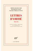 Lettres d'amitie 1920-1959