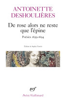 De rose alors ne reste que l'epine