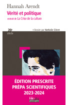 Verite et politique - extrait de  la crise de la culture 