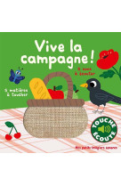 Vive la campagne ! livre sonore et a toucher