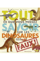 Tout ce que vous pensez savoir sur les dino saures est faux !