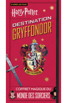 Harry potter - destination gryffondor, coffret magique du monde des sorciers