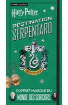 Harry potter - destination serpentard, coffret magique du monde des sorciers