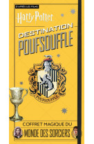 Harry potter - destination poufsouffle, coffret magique du monde des sorciers