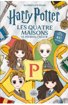 Harry potter - les 4 maisons, journal creatif