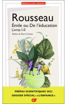 Emile ou de l'education, livres i-ii - prep as scientifiques 2022