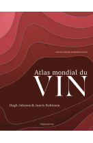 Atlas mondial du vin - illustrations, couleur