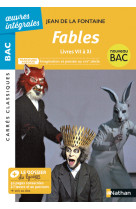 Fables livres vii a xi bac 2020