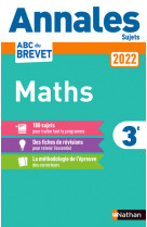 Maths 3e 2022 non corriges