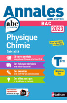 Physique chimie terminale annales 2023