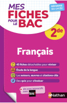 Mes fiches pour le bac - francais 2de