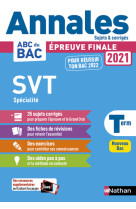 Specialite svt terminale - bac 2021