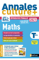 Maths terminale 2021 - culture +