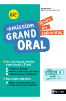 Mission grand oral toutes les matieres tle 2021