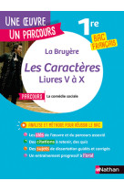 Les caracteres - livres v a x bac 2022