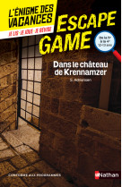 Enigme des vacances escape game 5e-4e - dan s le chateau de krennamzer - vol54