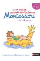 Mon coffret premiere lecture montessori - suzi a la plage - vol08