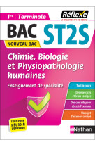 Chimie, bio et physiopathologie humaines spe 1re/ tle st2s - 2023